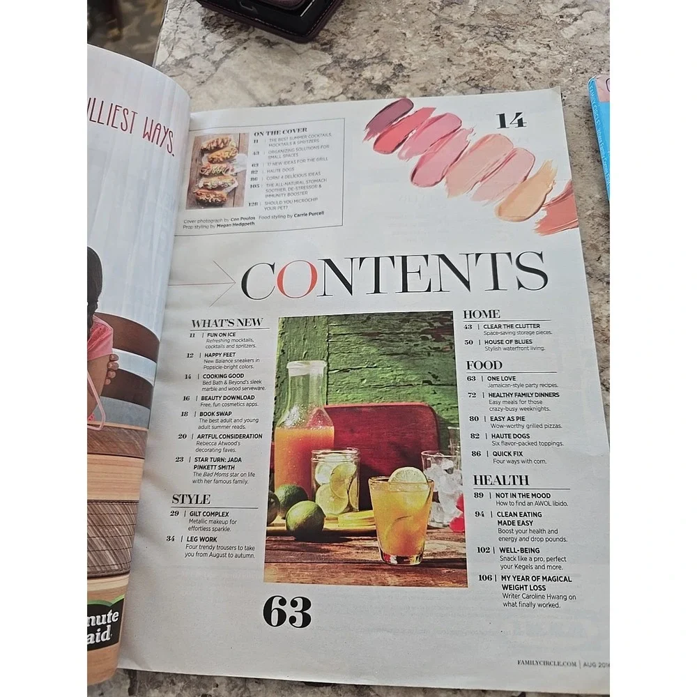 4 Family Circle‎ Magazines August- November 2016
